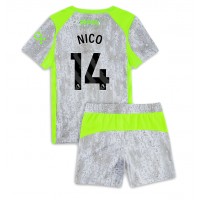 Manchester City Nico Gonzalez #14 Tretí Detský futbalový dres 2025-26 Krátky Rukáv (+ trenírky)